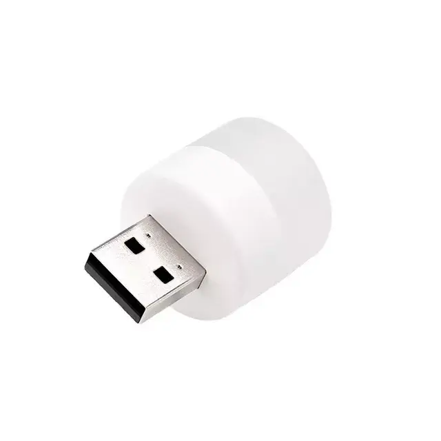 Energy Saving Multipurpose Mini Portable LED USB Plug Night Light Bulb for Laptop Dormitory