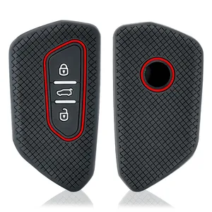 Cover per Chiave Auto FOB per VW Volkswagen/Golf 8 MK8 ID.3 ID.4/<span class=keywords><strong>Cupra</strong></span>/Skoda/Octavia A8/SEAT/Leon MK4 2020 2021/<span class=keywords><strong>Formentor</strong></span>/Tarraco - Product Image 1