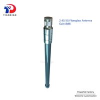 Antenne en fibre de verre 5 GHz, station de base extérieure longue portée 50 km, omnidirectionnelle 8 dBi, Wifi 2,4 G 5,8 G