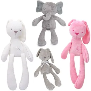 New Style Plush Stuffed Cute Appease Rabbit Bear Animal Toys Infant Baby Comfort Dolls for Children Kids Birthday Gift