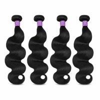 Extensions de cheveux naturels en gros, cheveux humains vierges indiens bruts 10A 12A, double trame, ondulés, en lots