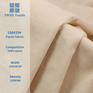 Empresa de fabricación de telas, venta al por mayor, <span class=keywords><strong>100</strong></span>, tela de nailon tejida, ropa deportiva impermeable para mujer, rompevientos, chaquetas para hombre, tela - Product Image 2
