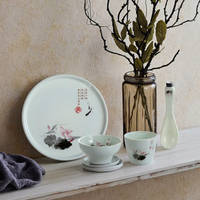 Table en mélamine, livraison gratuite en chine, design OEM, vaisselle privée