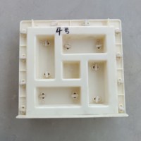 Moule à blocs creux double face en plastique ABS pour la fabrication de briques en béton, modèle S30-10, fabriqué par Reazone