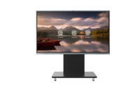 Pizarra blanca interactiva todo en uno de 86 pulgadas, monitor LED multitáctil, PC táctil infrarroja con características de pizarra, máquina de Conferencia