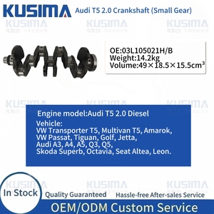 Vilebrequin de moteur diesel d'usine avec engrenages pour Audi Volkswagen VW SEAT SKODA VW 2.0L TDI T5 03L105021H/B 08L105021C <span class=keywords><strong>CNFA</strong></span> - Product Image 5