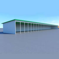 Instalación Rápida, Nave Industrial Prefabricada Moderna de Acero, Estructura de Acero, Estructuras de Acero Prefabricadas Modulares
