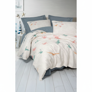 Parure de lit maritime ift Kiilik Kaija Mavi 100% coton pour usage domestique - Product Image 3