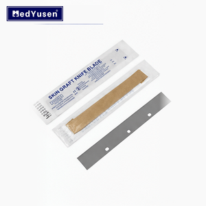 Cuchilla desechable para injerto de <span class=keywords><strong>piel</strong></span>, cuchilla quirúrgica de acero al carbono y acero inoxidable de 160 mm para uso <span class=keywords><strong>en</strong></span> hospitales de dermatología - Product Image 1