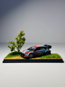 Vitrina de exhibición 1/64 para MiniGT XCAR TOYS <span class=keywords><strong>Hot</strong></span> <span class=keywords><strong>Wheels</strong></span>, base de microdiorama, caja de almacenamiento, adorno 120x58x45mm - Product Image 2