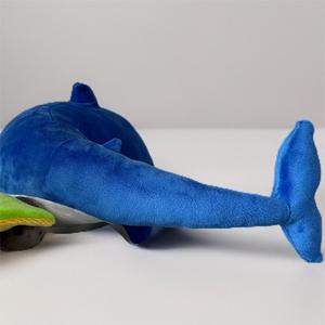 맞춤형 봉제 만화 상어 박제 동물 장난감 부드러운 봉제 상어 장난감 운동화 OEM ODM 귀여운 바다 동물 장난감 - Product Image 3