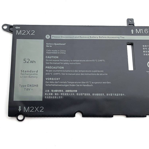 Nouvelle batterie d'ordinateur portable d'origine <span class=keywords><strong>DXGH8</strong></span> 7.6V 52Wh pour ordinateur portable Dell XPS 13 9370 9380 G8VCF 0H754V V48RM - Product Image 3