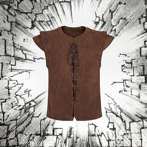 เสื้อยืดโพลีเอสเตอร์ไซส์ใหญ่สำหรับผู้ชาย ลายเอคโค่ จาก Frontier Animation เหมาะสำหรับคอสเพลย์วันฮาโลวีน หรือชุดเรเนซองส์ มีสินค้าพร้อมส่ง - Product Image 3