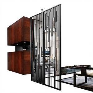 Pantallas decorativas con revestimiento PVD de HOTSALEMETAL Foshan, fabricante de biombos para restaurantes con un precio rentable, a la venta. - Product Image 5