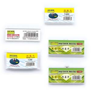 Tarjeta de imagen acrílica con Clip de Metal y Pin, insignia de nombre de personal de alta calidad, gran oferta, venta al por mayor - Product Image 1