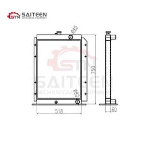 水タンクラジエーターコアAssy大宇ショベル用DH70-7斗山DH70-7 - Product Image 4