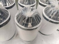 Filter Udara Karbon Aktif 4 inci/100 - 300mm, Penyerap Bau, Filter Karbon untuk Tenda Tanam, Rumah Kaca, Pengontrol Iklim Dalam Ruangan