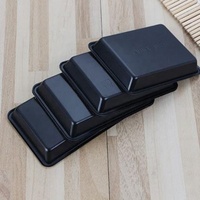 Plateaux carrés pour sauce sushi, surface lisse anti-taches, en plastique alimentaire, pour la sauce soja.