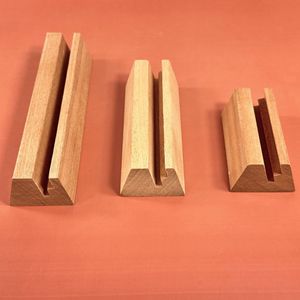 Wooden calendar base, beech wood, ebony wood, business card holder, wooden card holder, <b>memo</b> <b>pad</b>, postcard holder - Product Image 4