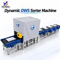 Système de tri de colis dynamique DWS à roues, convoyeur de tri de colis, capacité de 2400 PPH, conception durable, YJ-INTl YJ-DS-002, 99,9 % de numérisation