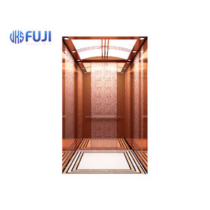 Fuji Jepang Modern Lift rumah 4 orang, dengan mesin traksi tanpa gigi dan lantai PVC populer rumah - Product Image 1