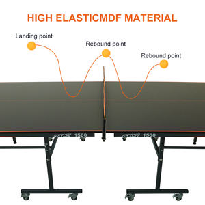 <span class=keywords><strong>Mesa</strong></span> de <span class=keywords><strong>Ping</strong></span> <span class=keywords><strong>Pong</strong></span> Plegable de Alta Calidad Loki, Diseño Móvil, 1500 mm, <span class=keywords><strong>Mesa</strong></span> de Tenis de <span class=keywords><strong>Mesa</strong></span> con <span class=keywords><strong>Pintura</strong></span> UV para Interiores - Product Image 4