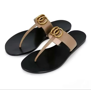 TOP Luxury Summer Outdoor Designer flat <b>slippers</b> 5A quality Slip-on <b>Flip</b>-<b>Flops</b> <b>Slippers</b> Women Light Weight Slides <b>Slippers</b> - Product Image 4