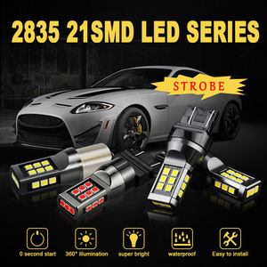 Lámpara de señal LED T20, Canbus 1156 BA15S P21W BAU15S 1157 BA15D 7440 7443 2835 21SMD, señal de giro sin errores, brújula nueva - Product Image 5