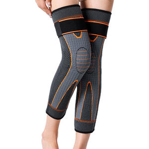 Compression jambe genouillères soutien allonger rayure Sport manchon arthrite douleur articulaire protecteur élastique genouillère orthèse volley-ball - Product Image 1