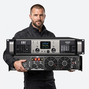 Amplificateur de puissance stéréo professionnel à montage en rack 600W 2 canaux classe AB, rapport signal/bruit 105dB, <span class=keywords><strong>facteur</strong></span> <span class=keywords><strong>d</strong></span>'<span class=keywords><strong>amortissement</strong></span> 800 pour systèmes de haut-parleurs DJ - Product Image 4
