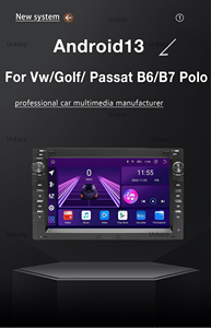 Автомагнитола 2 Din Android 13 без DVD-плеера для <span class=keywords><strong>VW</strong></span> PASSAT B5 MK4 MK5 SHARAN Jetta Bora Polo TRANSPORT <span class=keywords><strong>T5</strong></span> CITI CHICO Multimedia RDS - Product Image 2