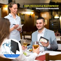 Tente de table en cuir Porte-menu Affichage Café Bar Cocktail Boisson Restaurant Table Tentes Menu Couverture Bureau Enseigne Stand