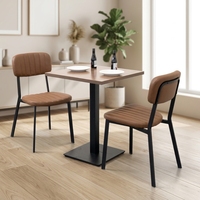 Chaise de salle à manger au design moderne, empilable, pour restaurant, extérieur, imperméable, usage commercial pour hôtel