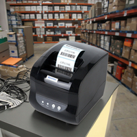Xprinter XP-365B Interface d'imprimante de reçu d'étiquette thermique de 3 pouces Utilisation thermique directe de point de vente Couleur élégante
