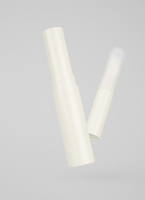 Nouveau Tube de Brillant à Lèvres Blanc de Luxe 4ml Vide en Plastique pour Emballage Cosmétique de Rouge à Lèvres Liquide