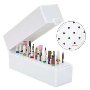 <span class=keywords><strong>Caja</strong></span> de Almacenamiento para <span class=keywords><strong>Brocas</strong></span> de Uñas, 30 Orificios, para Manicura, Acrílico, Vacía, Cuadrada, para Exhibición y Almacenamiento de <span class=keywords><strong>Brocas</strong></span> de Uñas - Product Image 5