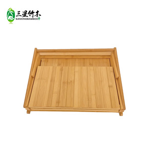 Bamboo <b>camping</b> multi-functional folding storage rack <b>table</b> <b>camping</b> multi-functional folding storage rack folding storage rack - Product Image 1