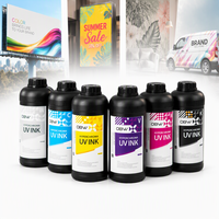 Encre UV Commerciale Superio 1000ml pour Têtes d'Impression Epson DX7 DX9 XP600 TX800, Idéale pour Films Souples et Papiers Peints