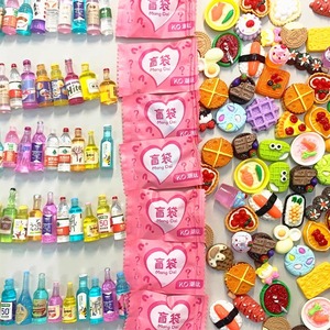 Sáng tạo thu nhỏ thực phẩm đồ chơi nhựa mô phỏng siêu thị đồ ăn nhẹ đồ uống chai rượu phụ kiện đồ trang trí nhỏ mù Túi cốc - Product Image 2