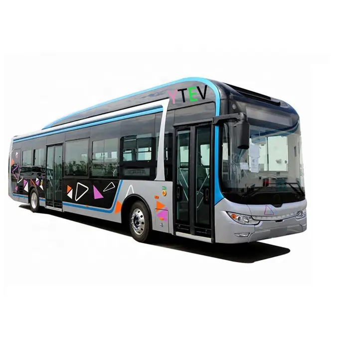 Public transportation new electric city bus 12m 35 seats 40 seats RHD green city bus for sale
