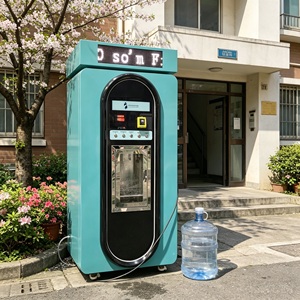Distributeur d'eau gazeuse prépayé avec <span class=keywords><strong>recharge</strong></span> par jeton pour zones commerciales et communautaires - Product Image 5
