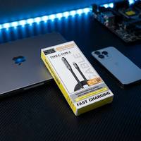 Caja de Embalaje de Cartón Premium con Logotipo Personalizado Impreso para Cable de Datos USB, Precio de Fábrica, Venta al Por Mayor, Producto Más Vendido