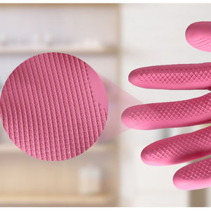 Wholesale Durable Kitchen Cleaning Waterproof Rubber <strong>Gloves</strong> Safety Household <strong>Gloves</strong> Long Latex Dishwashing <strong>Gloves</strong> - Product Image 3
