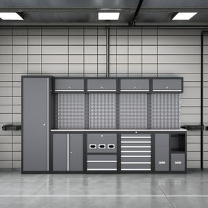 Personalizzabile in metallo in acciaio Garage banco di lavoro con Workstation Workstation cassetto armadio per banco da lavoro - Product Image 6
