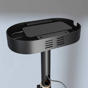 Support de projecteur universel rotatif <span class=keywords><strong>Cine</strong></span>, support de plafond en acier, adaptateur robuste avec longueur réglable, capacité de charge de 15 cm, 15 kg - Product Image 4