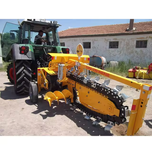 آلة خنادق سلسلة انزلاقية صغيرة عالية الإنتاجية ، حفر مرفق جديد للاستخدام المنزلي ، جرار علبة التروس الزراعية - Product Image 4