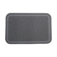 Tapis de toilette moderne en PVC personnalisé, écologique, luxueux, doux, antidérapant, pour attraper la litière des chats, style été/hiver, imperméable