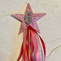 Cadeau d'anniversaire fée princesse étoile à cinq branches baguettes magiques pour l'obtention du diplôme saint valentin et costume de noël 4 couleurs