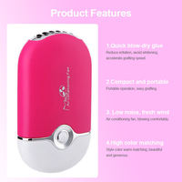 Mini ventilateur USB pour cils, outil de greffe de cils, séchoir à colle à séchage rapide pour extensions de cils, accessoires de maquillage