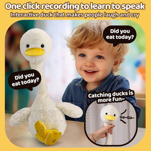 Zhorya simpatici animali di <span class=keywords><strong>peluche</strong></span> elettronici parlanti <span class=keywords><strong>peluche</strong></span> ripieni che cantano anatre giocattolo - Product Image 2